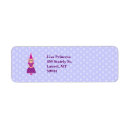 Search for cute fairy return address labels Purple