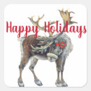 Search for moose party stickers Watercolor