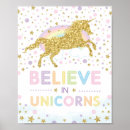 Search for unicorn believe in magic posters Magical