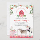 Search for barn animal birthday invitations Farm animals birthday