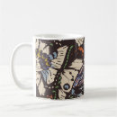 Search for butterfly pattern mugs Vintage