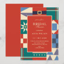 Search for geometric bridal shower invitations Pattern