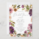 Search for violet bridal shower invitations Rustic