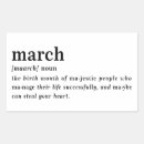 Search for march stickers Funny