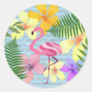Search for tropical flamingos stickers Colourful