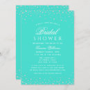 Search for turquoise bridal shower invitations Trendy