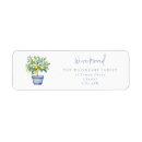 Search for blue house return address labels Change of address