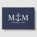 Search for navy blue wedding guest books Minimalist