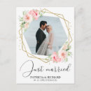Search for peony postcards Gold foil