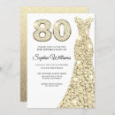 Search for womans 80th birthday invitations Party