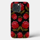 Search for red roses pattern iphone cases Floral