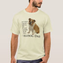 Search for english bulldog dad tshirts Father