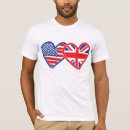 Search for american flag union jack tshirts United states