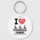 Search for i love swimming key rings Heart
