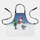 Search for kids snowman aprons Cute