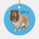 Search for rough collie christmas tree decorations Long haired collie