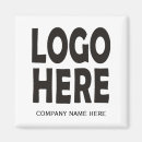 Search for business logo magnets Black