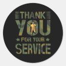 Search for military thank you stickers Service