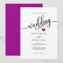 Search for black white purple invitations Classy