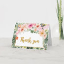 Search for floral thank you cards Tropical