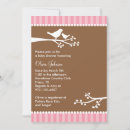 Search for bird silhouette invitations Brown