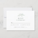 Search for botanical rsvp cards Sage green