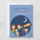 Search for stargazing party invitations Telescope