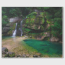 Search for waterfalls wrapping paper Nature
