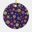 Search for starry night sky christmas tree decorations Yellow