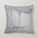 Search for silver glitter cushions Script