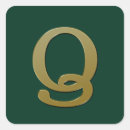Search for letter q stickers Gold