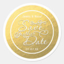 Search for white and gold foil stickers Elegant