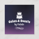 Search for home bakery business cards Cupcake