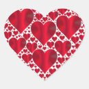 Search for shiny hearts stickers Red