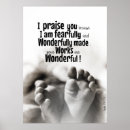 Search for fearfully and wonderfully made posters Baby