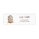 Search for rustic birds return address labels Whimsical