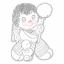 Search for hand colored stickers Illustration
