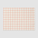 Search for peach tissue paper Gingham