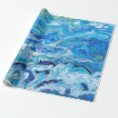 Search for blue agate wrapping paper Ocean