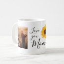 Search for sunflower photo mugs Mum