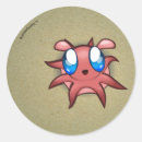 Search for squid cartoon stickers Cute