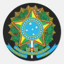 Search for brazil emblem stickers Brasil