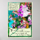 Search for vintage childrens book illustration posters Flowers