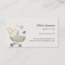 Search for babysitting business cards Watercolor