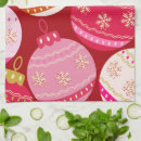Search for pink christmas tea towels Vintage