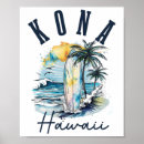 Search for vintage surfer posters Tropical