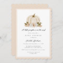 Search for rustic pumpkin baby shower invitations Elegant