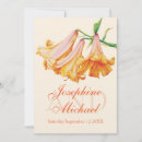 Search for orange lily wedding invitations Flower