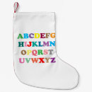 Search for alphabet christmas stockings School