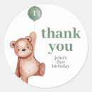 Search for teddy bear 1st birthday stickers Cute